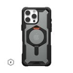 Capa Urban Armor Gear Plasma XTE para iPhone 16 Pro Max TPU MagSafe Suporte Preto Laranja 6.9" Capa Urban Armor Gear Plasma XTE para iPhone 16 Pro Max TPU MagSafe Suporte Preto Laranja 6.9"