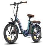 Bicicleta Elétrica Fafrees F20+ Pro 100 km autonomia 22,5 Ah 250 W dobrável LCD