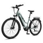 Bicicleta Elétrica urbana FAFREES FM8 motor central 36V 250W bateria integrada 14,5Ah LCD 9 velocidades