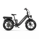 Bicicletta elettrica OT08Pro doppia sospensione 500W batteria doppia gomme 20 x 4.0 Shimano 7v