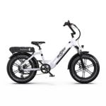 Bicicleta Elétrica OT08 Motor 500W Bateria 48V 18Ah Suspensão Dupla Pneus 20 x 4.0 Polegadas Travões Hidráulicos