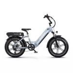 Bicicleta elétrica OT08 motor 500 W 48 V 18 Ah pneus 20 x 4.0 travões hidráulicos