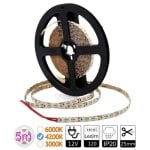 Fita LED JANDEI SMD2835 120LED/m 6mm Corte 25mm Branco Neutro 4200K 9.6W/m