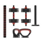 Ksix 10 Kg Kit De Pesas, Mancuernas, Discos Pesas, Barra, Pesa Rusa, Negro Ksix 10 Kg Kit De Pesas, Mancuernas, Discos Pesas, Barra, Pesa Rusa, Negro