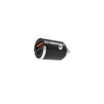 Caricabatterie da auto ultraveloce Ksix USB-C Power Delivery da 30 W e USB-A Quick Charge, compatibile con iPhone e Samsung