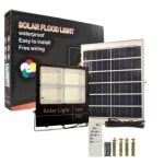 Proyector LED Solar JNL-74411 100W 224 LEDs 850 lúmenes IP67 Panel separado Proyector LED Solar JNL-74411 100W 224 LEDs 850 lúmenes IP67 Panel separado