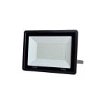 Proyector LED Slim 150W IP66 luz blanco frío 6000K aluminio negro