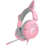 Auriculares Gaming Razer Kraken Kitty V3 X con cable orejas de gato, micrófono cardioide y color Quartz Auriculares Gaming Razer Kraken Kitty V3 X con cable orejas de gato, micrófono cardioide y color Quartz
