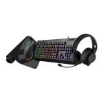 UNYKAch UK594008 Conjunto Gaming Teclado Membrana RGB + Rato + Headset + Tapete XL (ES)