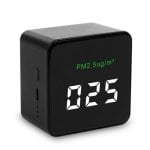 Detector portátil calidad aire PM2.5 indicador color batería recargable compacto