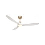 Ventilador de techo CasaFan ECO GENUINO-L 315278 152 cm DC Blanco Latón Cepillado Mando Ventilador de techo CasaFan ECO GENUINO-L 315278 152 cm DC Blanco Latón Cepillado Mando