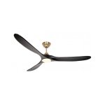 Ventilador de techo CasaFan 318066 ECO Genuino-L DC 180 cm Latón Cepillado Negro Mando a Distancia Ventilador de techo CasaFan 318066 ECO Genuino-L DC 180 cm Latón Cepillado Negro Mando a Distancia
