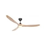 Ventilador de teto CasaFan ECO GENUINO-L 180 DC 180 cm madeira natural/preto