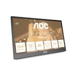 Monitor AOC 15,6" 1920 x 1080 60Hz IPS Autopivot Flicker Free USB-C