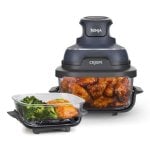 Friteuse à air Ninja CRISPi 3,8 L 1700 W avec bols en verre et maintien au chaud