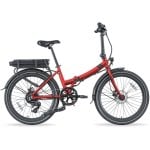 Bicicleta Elétrica Legend Siena 24" dobrável bateria 13 Ah travões hidráulicos vermelho Bicicleta Elétrica Legend Siena 24" dobrável bateria 13 Ah travões hidráulicos vermelho