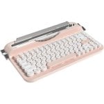 Tastatur Membran Ajazz AF84 ANSI US kabellos Bluetooth Rosa Retro-Stütze Tastatur Membran Ajazz AF84 ANSI US kabellos Bluetooth Rosa Retro-Stütze