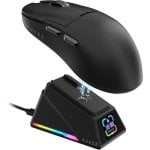 Mouse Ajazz wireless 42000 DPI base di ricarica magnetica display 56g nero Mouse Ajazz wireless 42000 DPI base di ricarica magnetica display 56g nero