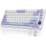 Teclado mechanisch Ajazz AK820PRO ANSI RGB Hot-Swap TFT-Display Drehregler DE