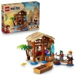 Set de Construcción LEGO ONE PIECE Cabaña del Pueblo Molino 299 Piezas Minifiguras Luffy Shanks Makino