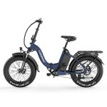 Elektrofahrrad Touroll S2 20x4.0 Zoll Faltbar 720 Wh 7-Gang Shimano 650 W Blau