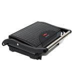 Grill doble placa antiadherente 1200W bandejas extraíbles apto lavavajillas Grill doble placa antiadherente 1200W bandejas extraíbles apto lavavajillas