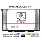 Schermo touch LED da 14" ricondizionato per laptop NV140FHM-T07 HW:V8.0 40 pin IPS Schermo touch LED da 14" ricondizionato per laptop NV140FHM-T07 HW:V8.0 40 pin IPS