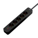 Cargador Universal Multipuerto COOL Regleta 7 Puertos 4 EU 2 USB-A USB-C 1200W Negro