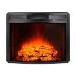 Chimenea eléctrica Purline CHE-630 frontal de cristal negro 2000W temporizador