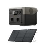 Ecoflow Estación Energía 512Wh/ 500W River 2 Max + Panel Solar 160W
