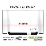 14-Zoll-LED-Bildschirm für Laptop LQ140M1JW49 40 Pins 14-Zoll-LED-Bildschirm für Laptop LQ140M1JW49 40 Pins