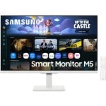 Samsung Smart Monitor M50F M5 27" FullHD 60Hz IPS Smart HDR10 WiFi Bluetooth Altoparlanti Bianco Samsung Smart Monitor M50F M5 27" FullHD 60Hz IPS Smart HDR10 WiFi Bluetooth Altoparlanti Bianco