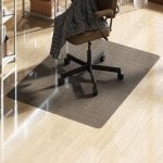 Homcom Alfombrilla Protectora Para Suelos 90x120 Cm Para Oficinas Negro Homcom Alfombrilla Protectora Para Suelos 90x120 Cm Para Oficinas Negro
