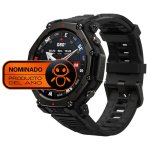 Amazfit T-Rex 3 Pro GPS Bluetooth 48mm AMOLED Preto Resistência Água 10ATM