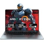 Portátil Vanwin NS316 16,1" Ryzen 7 7735HS 16GB 512GB SSD WiFi 6 Huella Gris Portátil Vanwin NS316 16,1" Ryzen 7 7735HS 16GB 512GB SSD WiFi 6 Huella Gris