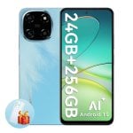 Smartphone Blackview COLOR 6 8GB 256GB 6.67" 90Hz 5000mAh Dual SIM Android 15 Azul