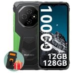 Smartphone Blackview FORT 1 4GB 128GB 6.56" IPS HD+ 11000mAh NFC Resistente Android 15 Verde + Funda