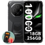 Smartphone Blackview FORT 1 6GB 256GB 6.56" IPS 11000mAh NFC Resistente Android 15 Negro + Funda