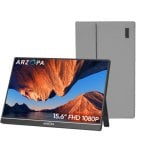 ARZOPA AR-A1-P Monitor Portátil 15,6" FullHD 60Hz IPS Ultra-fino com Suporte Integrado
