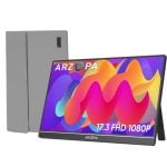 ARZOPA AR-A1M-P Monitor Ultra-fino Portátil 17.3" FullHD 1080P 60Hz IPS HDR Altifalantes