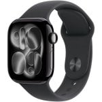 Apple Watch Series 11 GPS 42mm Caja de Aluminio Negro Azabache con Correa Deportiva Negra S/M