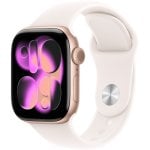Apple Watch Series 11 GPS Caixa 42mm Alumínio Rosa‑Dourado com Bracelete Desportiva Rosa Leve S/M Apple Watch Series 11 GPS Caixa 42mm Alumínio Rosa‑Dourado com Bracelete Desportiva Rosa Leve S/M