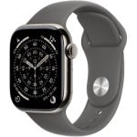 Apple Watch Series 11 GPS + Cellular 5G 42mm Retina OLED Titânio Natural Cinza S/M IP6X SpO2 Pulsómetro Monitor de Sono SOS