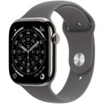 Apple Watch Series 11 GPS Cellular 46mm Retina OLED Titane Gris M/L Étanche IP6X SpO2 Pulsomètre