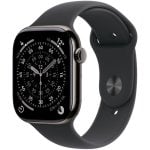 Apple Watch Series 11 GPS + Cellular 5G 46mm OLED Titanio con Cinturino Nero S/M IP6X SpO2 Cardiofrequenzimetro Sonno