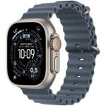 Apple Watch Ultra 3 GPS + Cellular 49mm OLED Titanio Naturale Correa Ocean Blu Grande Resistenza Acqua 10ATM IP6X SpO2