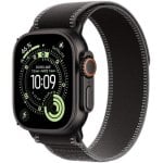 Apple Watch Ultra 3 GPS Cellular 49mm OLED Titane Noir Noir S/M Étanche IP6X SpO2 Pulsomètre