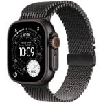 Apple Watch Ultra 3 GPS+Cellular 49 mm Noir titane avec boucle milanaise Noir titane Grand modèle