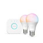 Kit illuminazione smart Philips Hue 929004235409 E27 Bluetooth Bianco Multicolore 2 lampadine