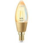 Ampoule connectée WiZ Filament ambre 4,9 W E14 C35 Wi-Fi multicolore Or